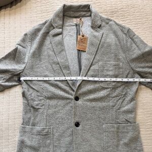 Faherty Men's Heather Grey Blazer